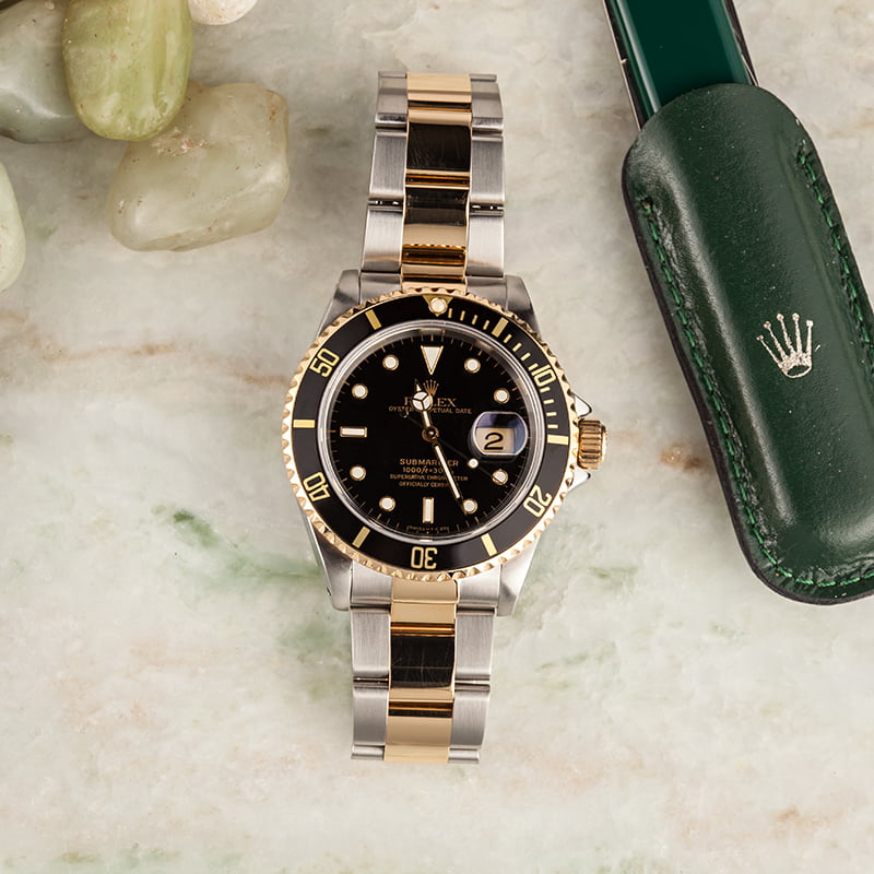 Pre-Owned Rolex 40MM Submariner 16613 Two Tone