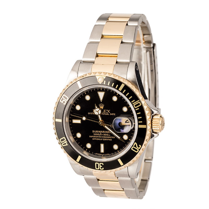 Pre-Owned Rolex 40MM Submariner 16613 Two Tone