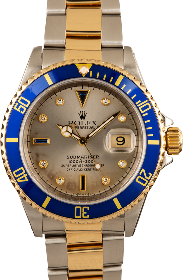 Buy Rolex Submariner 16613 Used | Bob's Watches - Sku: 142259 x