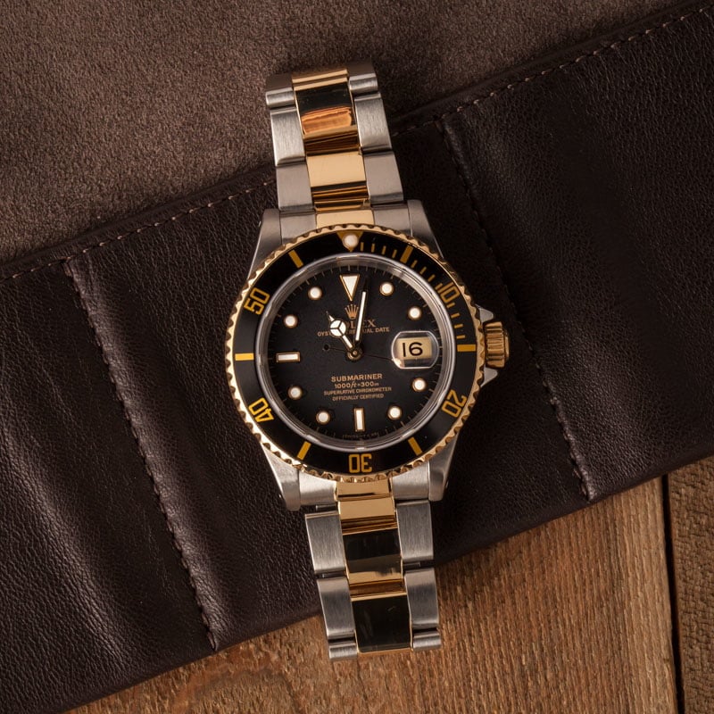 Men's Rolex Submariner 16613 Two Tone