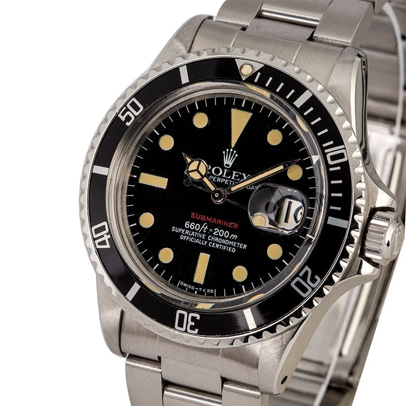 sortere Metafor område Vintage 1973 Rolex Red Submariner 1680