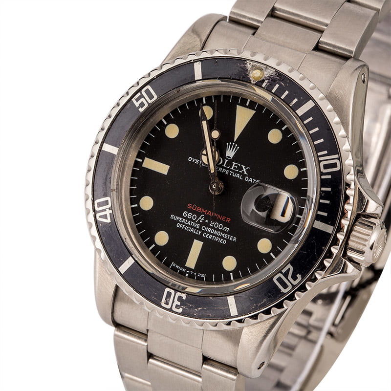 Vintage 1973 Rolex Submariner 1680 Faded Bezel