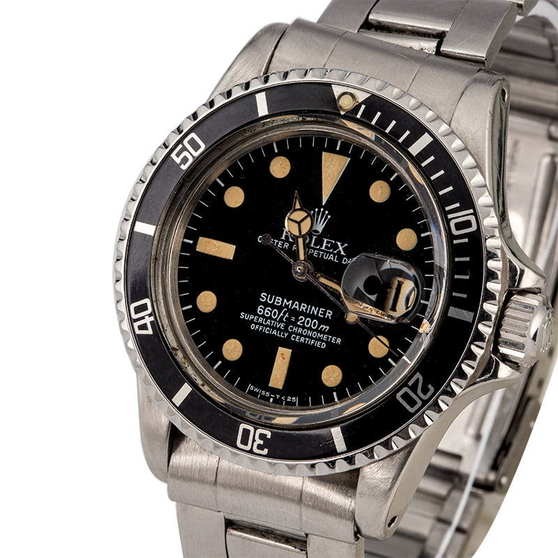 Vintage 1972 Rolex Red Submariner 1680