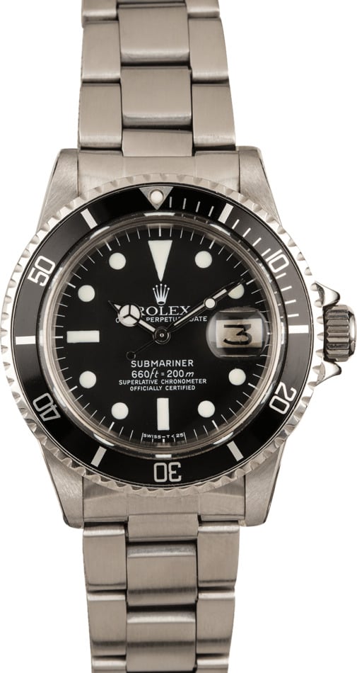 1978 Vintage Rolex Submariner 1680 Feet First Dial