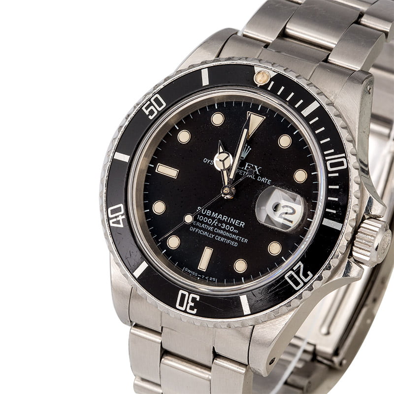 Rolex Submariner 16800 Steel Oyster Men's Watch