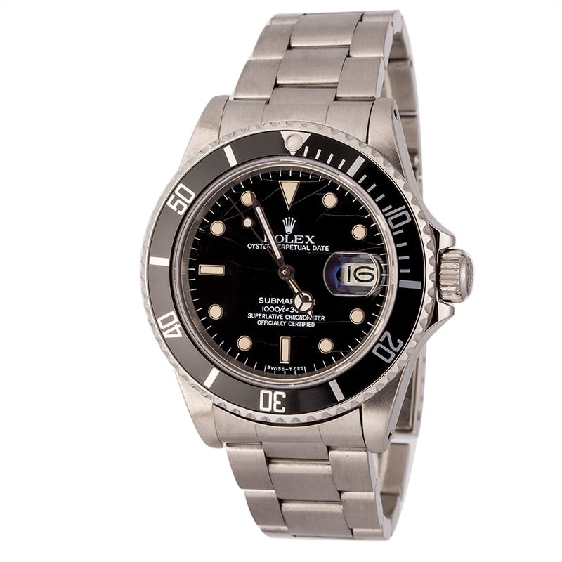 Rolex Submariner 16800 Black Dial Watch
