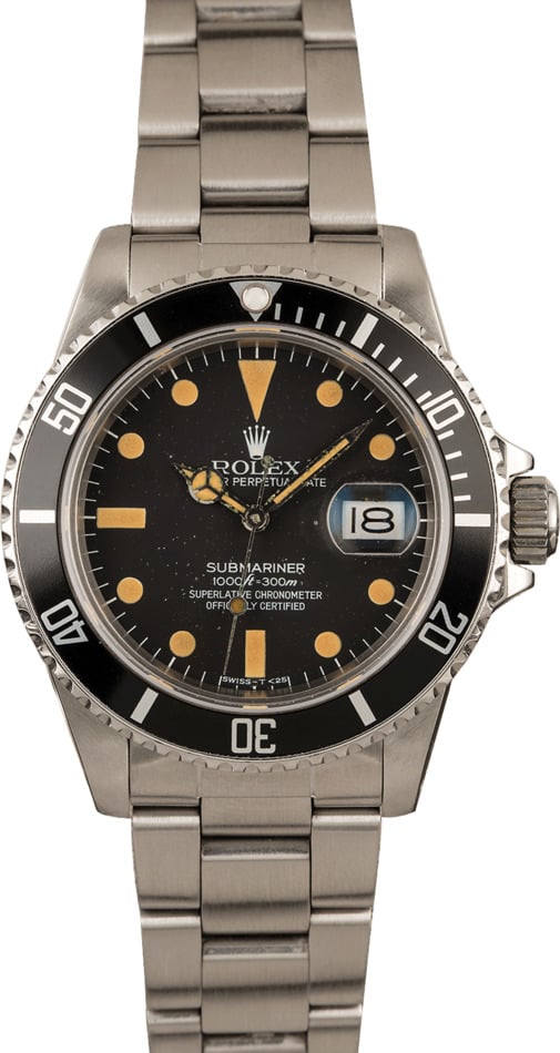 Pre-Owned Rolex Submariner 16800 Feet First Dial