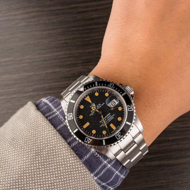 Pre-Owned Rolex Submariner 16800 Feet First Dial