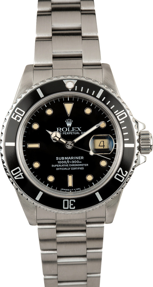 Rolex Submariner 16800 Black Vintage