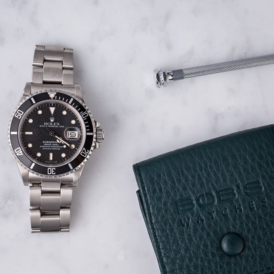 Steel Rolex Submariner 168000