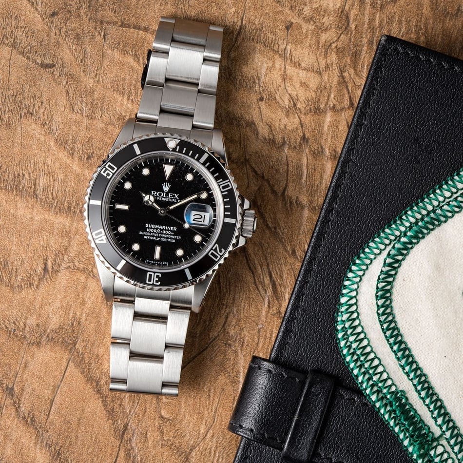 Rolex Submariner 168000 904L Steel