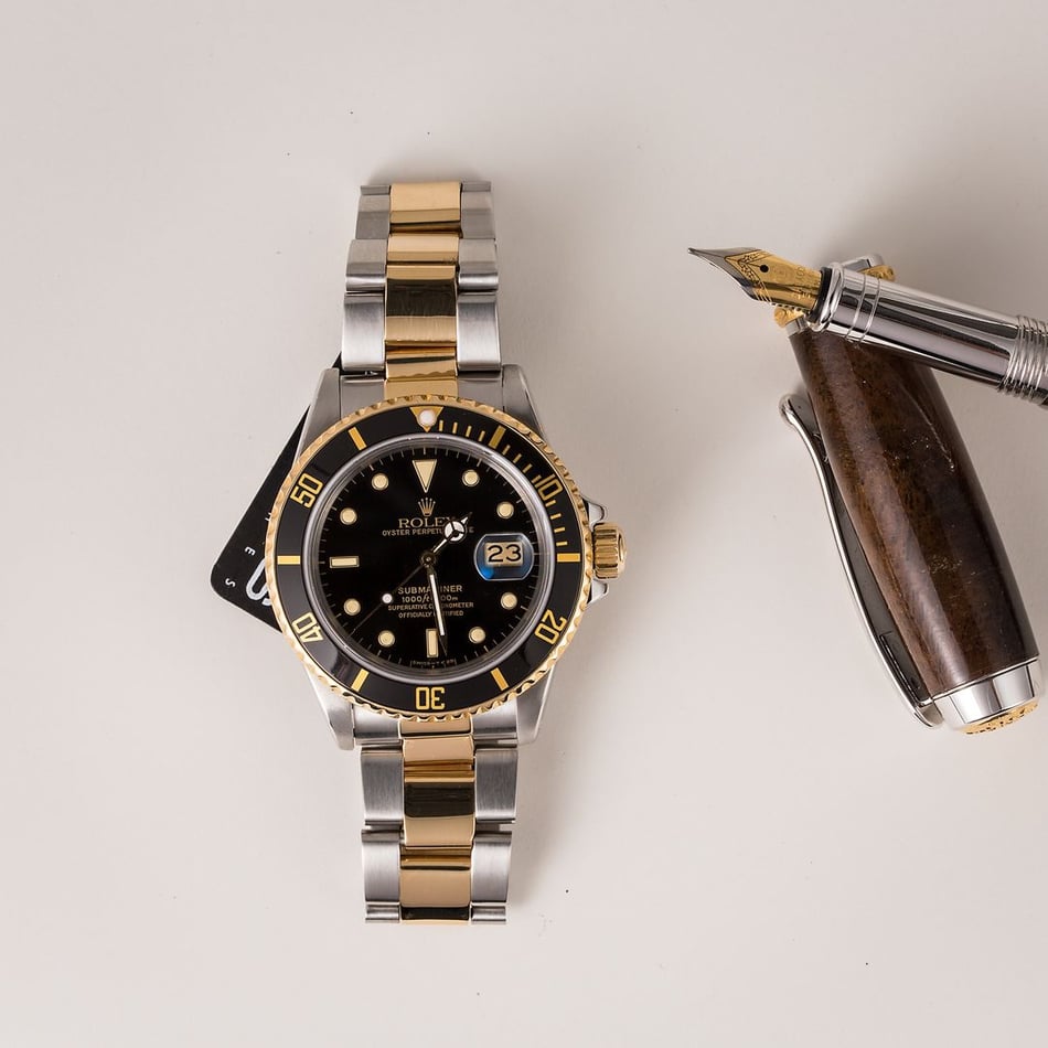 Men's Rolex Submariner 16803 Two-Tone Oyster