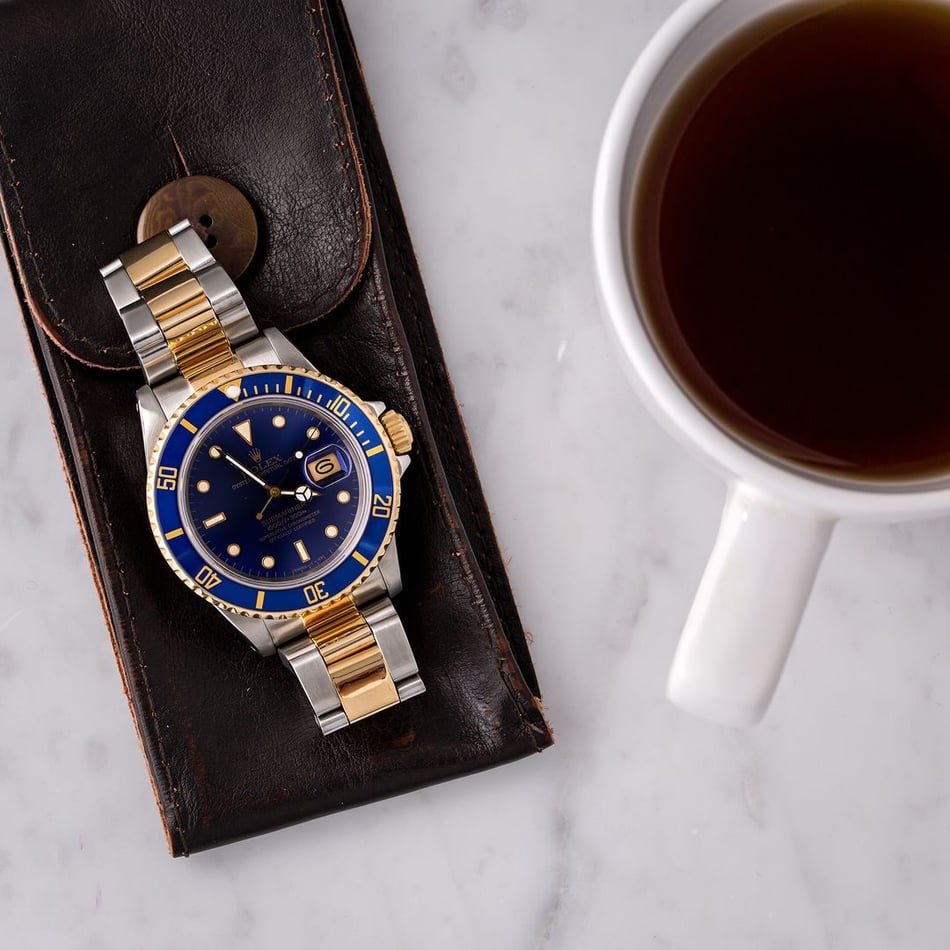 Men's Rolex Submariner 16803 Blue Dial