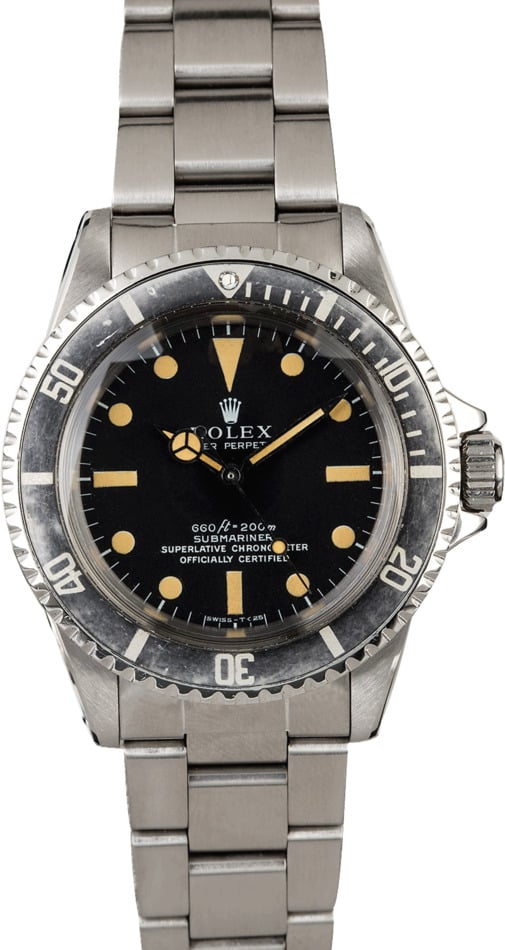 Vintage Rolex Submariner 5512 Four Line Matte Dial