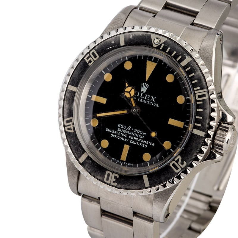 Vintage Rolex Submariner 5512 Four Line Matte Dial