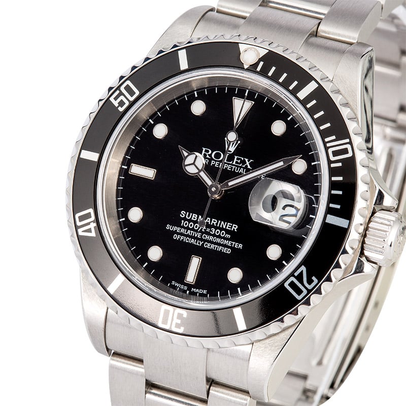 Submariner Rolex 16610 Oyster Perpetual Men's Watch