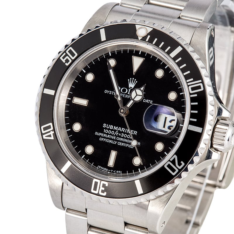 Rolex Pre-Owned Submariner 16610 Steel