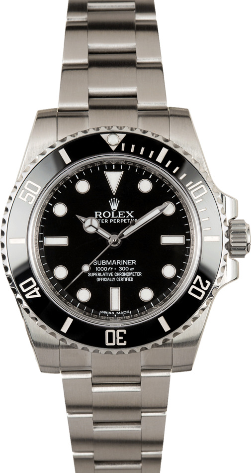 Rolex Submariner Watch 114060 No Date