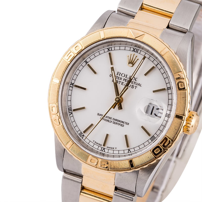 Pre Owned Rolex Thunderbird "Turn-o-Graph" Datejust 16263