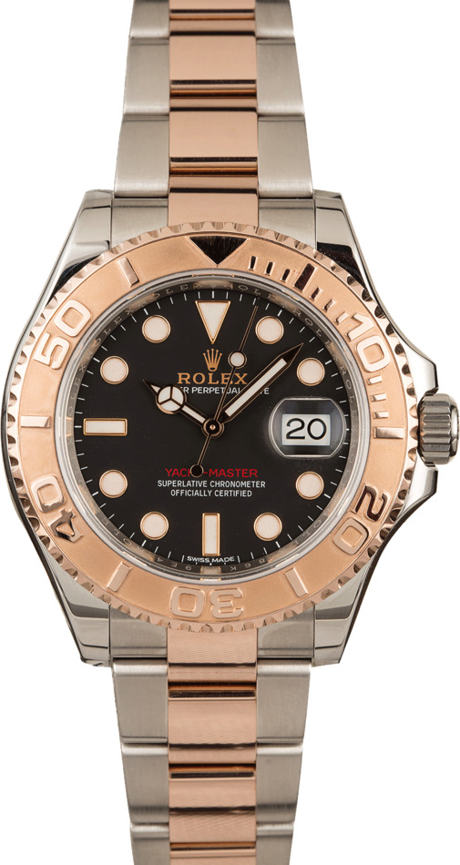 Used Rolex Yacht-Master 116621 Two Tone Everose Oyster Band