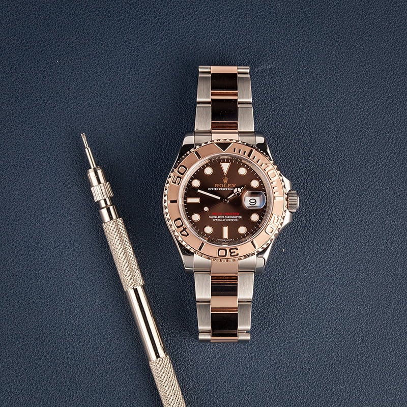 Used Rolex Yacht-Master 116621 Two Tone Everose Oyster