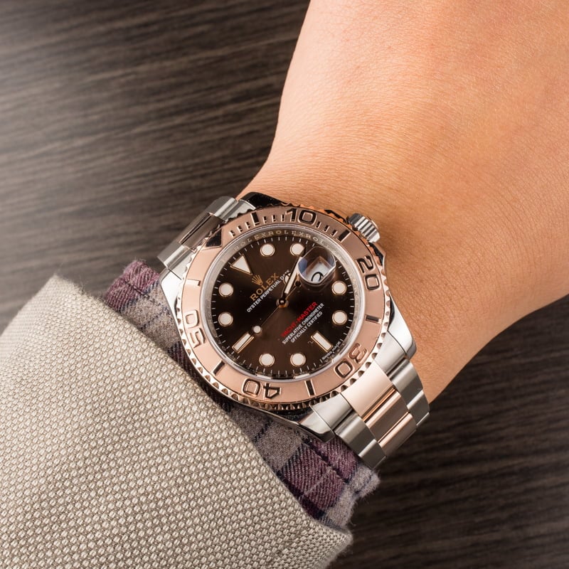 Used Rolex Yacht-Master 116621 Two Tone Everose Oyster