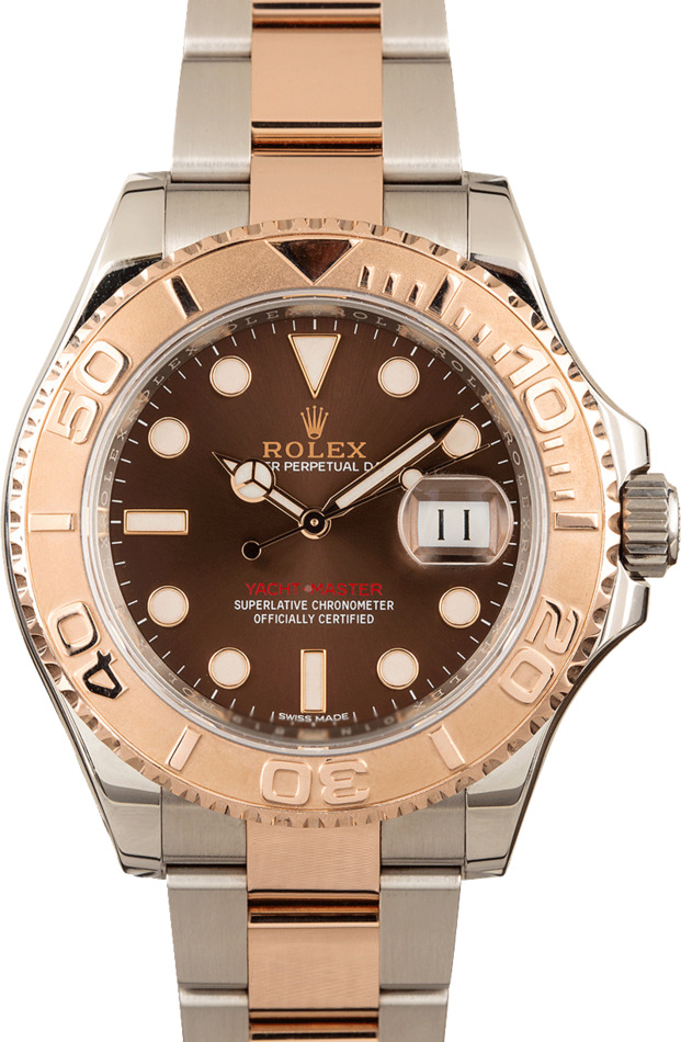 yacht master brown dial