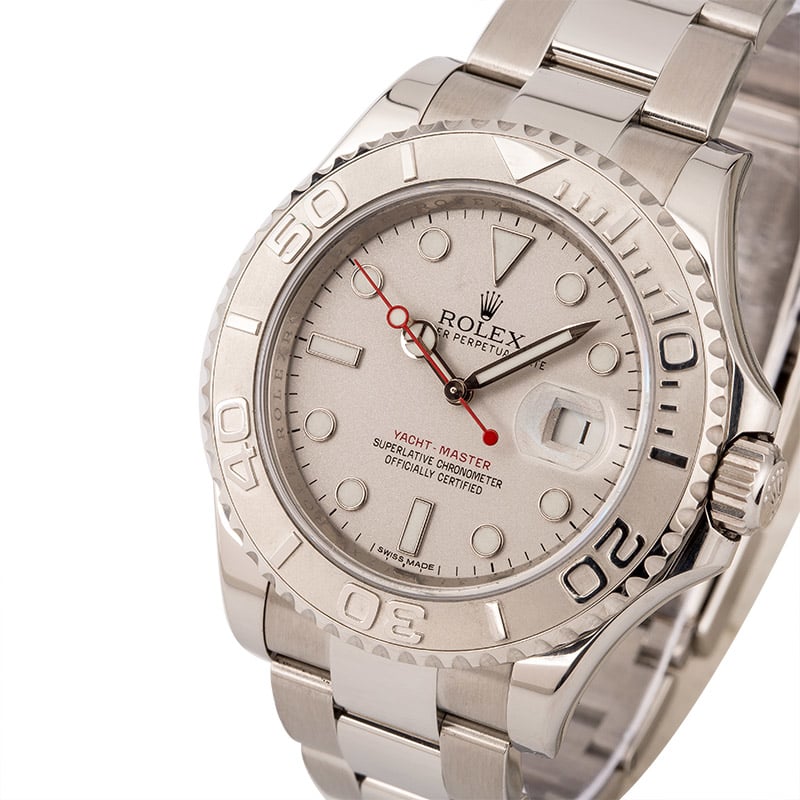 PreOwned Rolex Yacht-Master 116622 Steel & Platinum