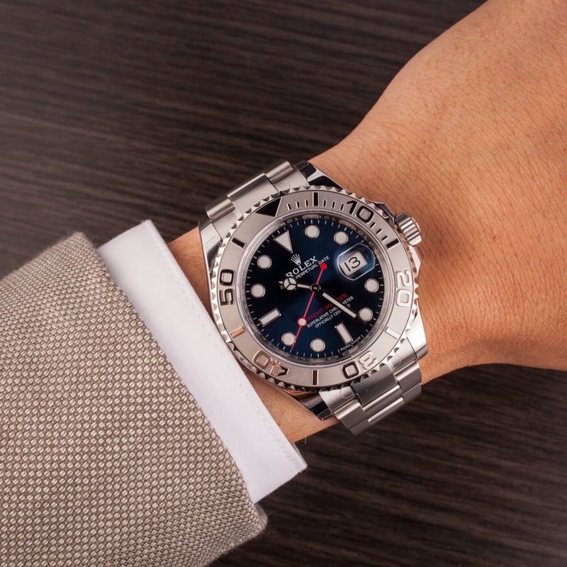 Unworn Blue Dial Rolex Yacht-Master 116622