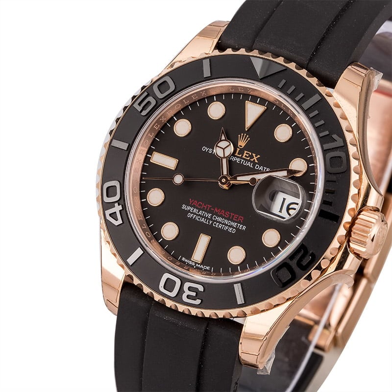 Buy Used Rolex Yacht-Master 116655BKSRS | Bob's Watches - Sku: 126819