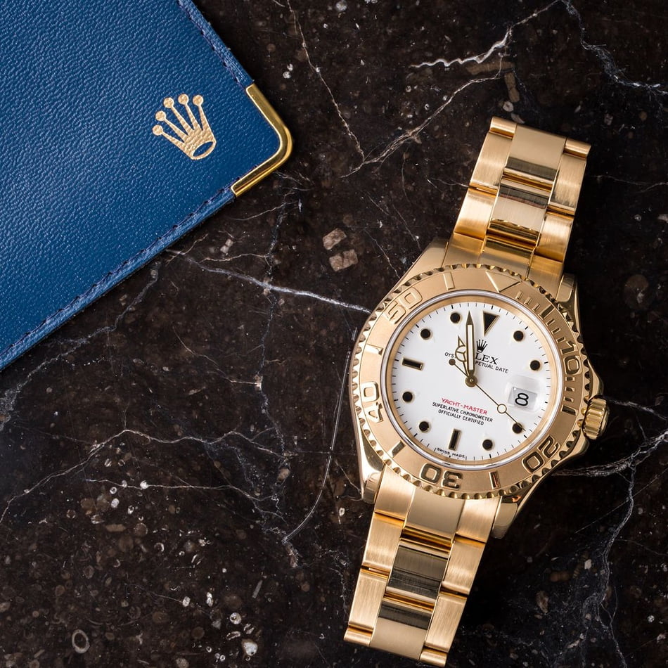 Rolex Yacht-Master 16628 Yellow Gold Oyster Band