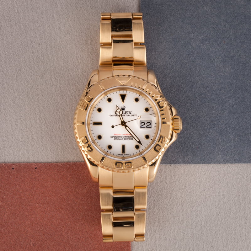 Used Rolex Yachtmaster Yellow Gold 16628