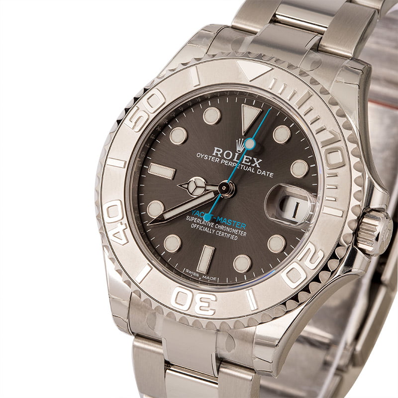 Unworn Rolex Yacht-Master 268622 Dark Rhodium
