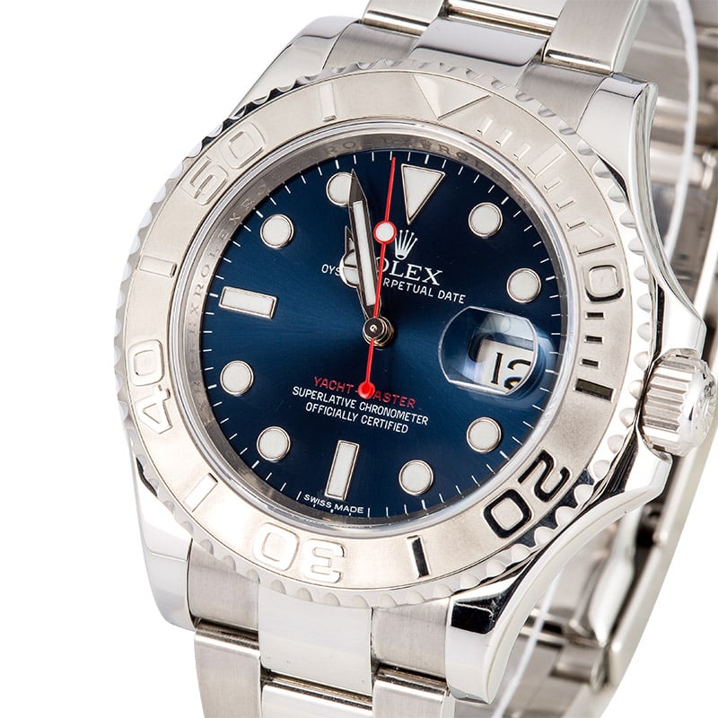 Rolex Platinum Blue Yacht-Master 116622