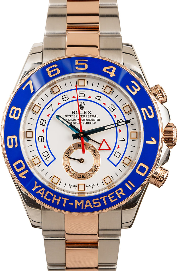 Rolex Yacht-Master II Ref 116681 Steel & 18k Everose Gold