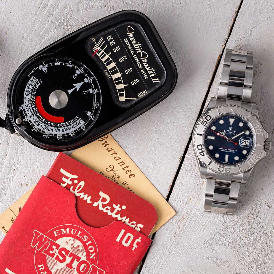 Unworn Rolex Yacht-Master 116622 Blue Dial