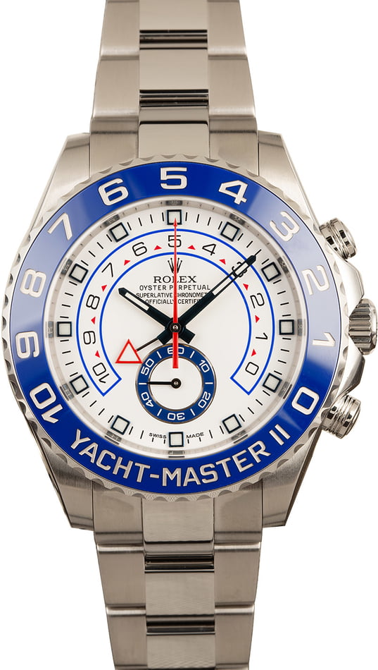 rolex yachtmaster 2 stainless steel - save at bob's watches