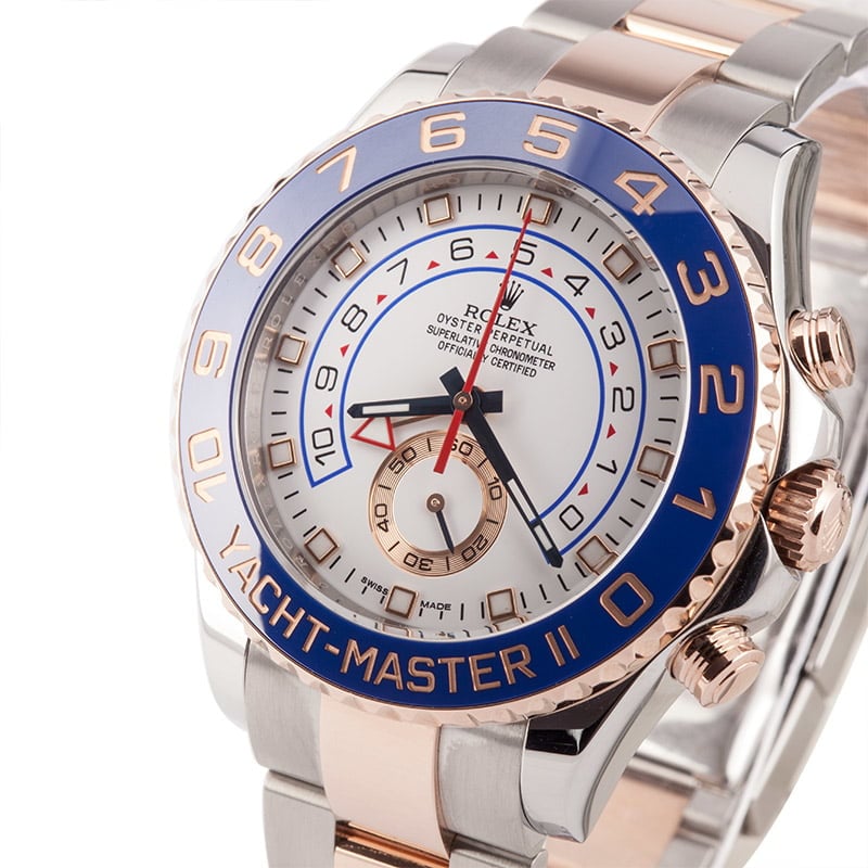 Rolex Yacht-Master II Ref 116681 Blue Ceramic Bezel T