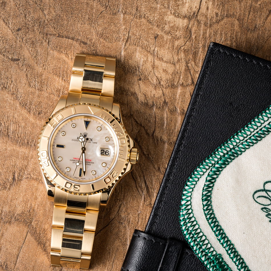 PreOwned Rolex Yacht-Master 16628 Mother of Pearl