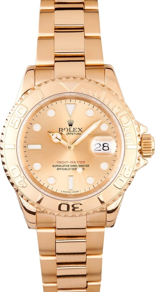 Rolex Yachtmaster 18k Yellow Gold