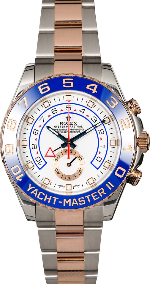 Used Rolex Yacht-Master 116681 Two Tone Everose Gold