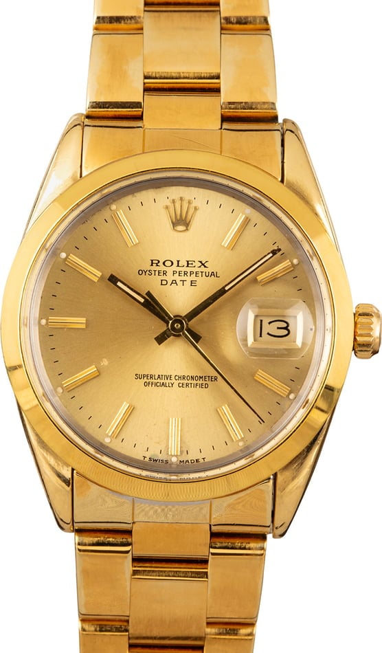 Buy Used Rolex Date 15505 | Bob's 
