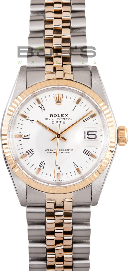 Men's Rolex Date 1501 Steel & Gold