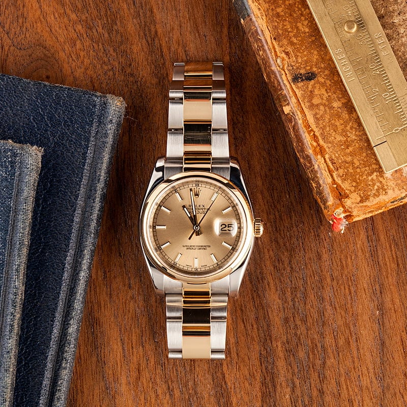 Rolex Datejust 116203 Champagne Dial