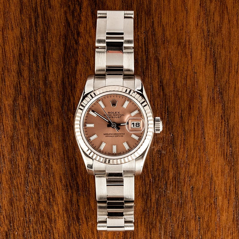 Rolex Datejust 179174 Pink Luminous Index Dial