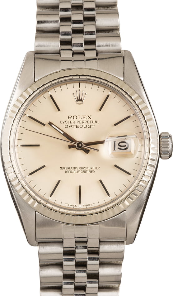 rolex datejust stainless steel