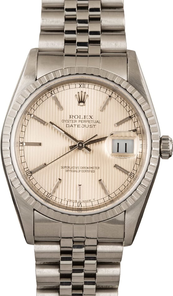 Buy Used Rolex Datejust 16220 | Bob's 