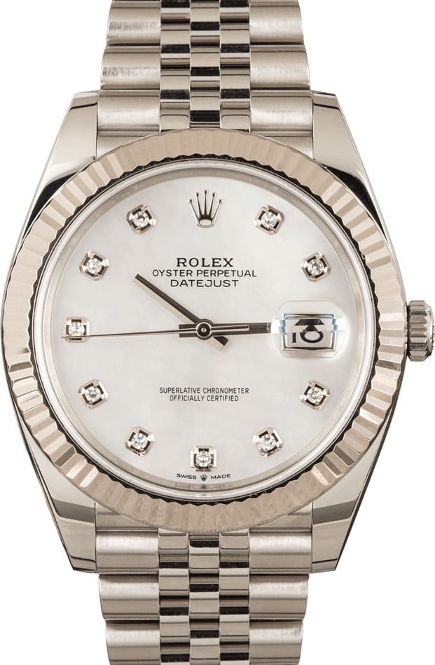 used diamond rolex