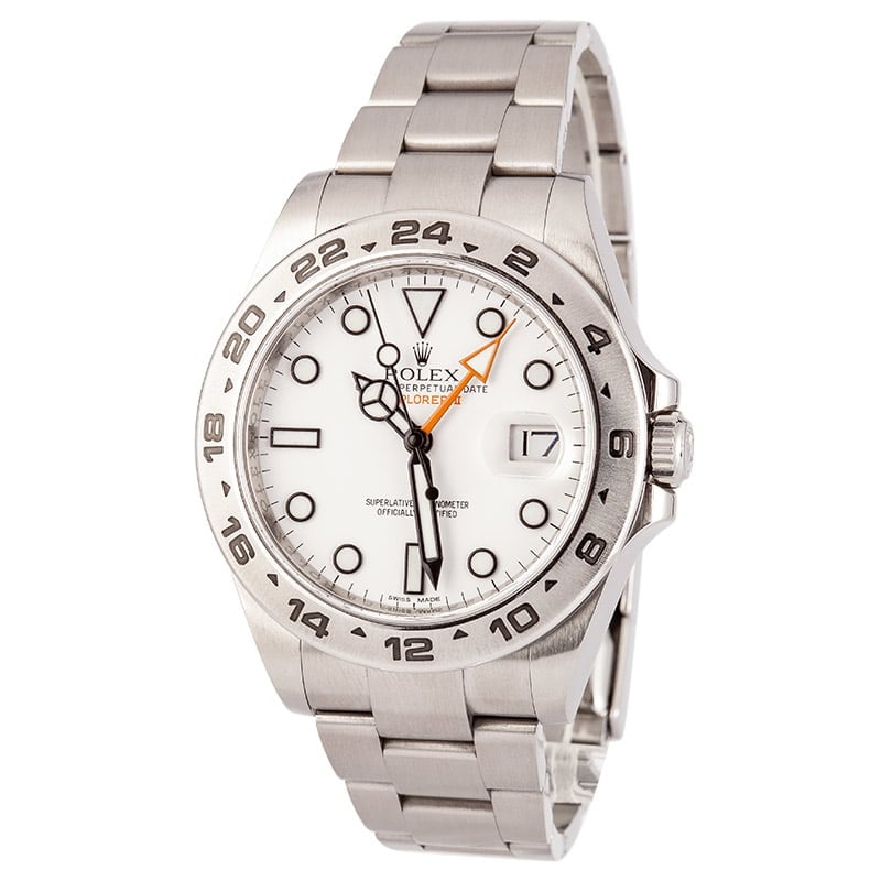 Rolex Explorer II 216570WSO White Dial