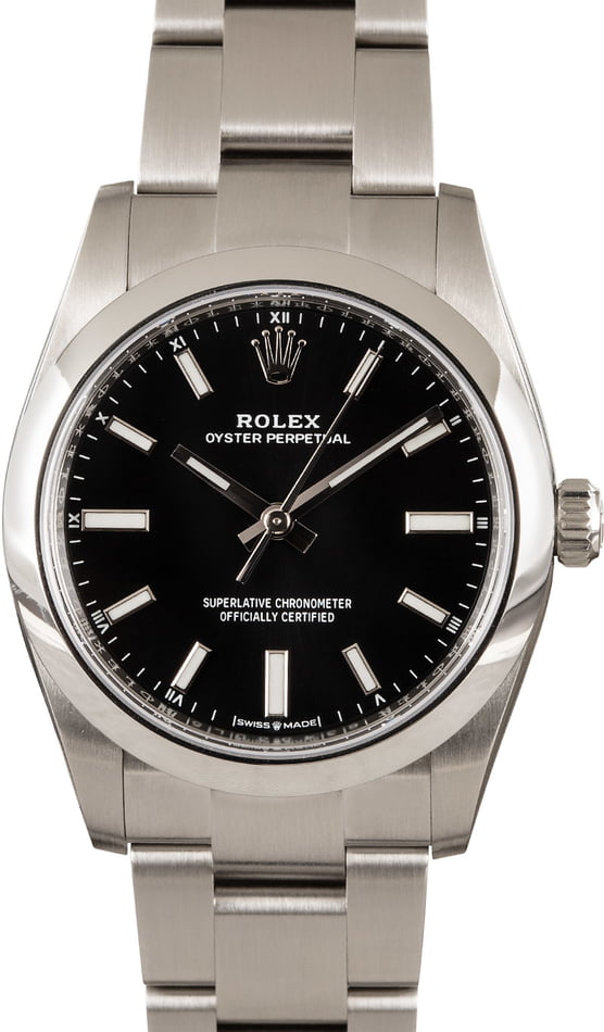 oyster perpetual 34 black
